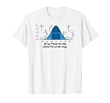 Math Science Statistiche Normale Deviazione divertente t-shirt Maglietta