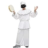 COSTUME DI CARNEVALE PULCINELLA BAMBINO (8-9 anni)