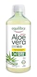 Equilibra Aloe Vera da Bere, 100% Pura Polpa di Aloe, 1000 ml per 20 Giorni, Azione Depurativa e Lenitiva, Senza Zuccheri, con Polisaccaridi, Da Bere Puro o Diluito in Acqua