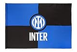 Inter Bandiera Nuovo Logo 70x50cm, Unisex Adulto, Nero/Blu, 70x50