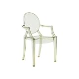 Kartell 4852j4 Sedia Louis Ghost kristallgrün