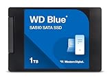 WD Blue SA510, 1 TB, 2.5" SATA SSD, fino a 560 MB/s, Include Acronis True Image per Western Digital, clonazione e migrazione del disco, backup completo e ripristino rapido, protezione da ransomware