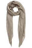 Sciarpa in Cashmere Made in Kashmir India (confezione regalo) Smart Merino Wool Silk Blend Sciarpa Lunga Morbida Donna Uomo Pashmina Autunno Inverno Chiaro Taupe