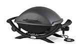 Weber Q2400 Barbecue Elettrico, 55 x 39 cm, Dark Grey (55020053)