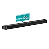 Hisense HS205G Soundbar 2.0, 120W, Supporta Dolby Digital e DTS Virtual: X, Bluetooth BT4.2, HDMI, USB, Porte HDMI eARC, CEC, Ingresso audio di linea (3,5 mm)