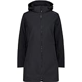 CMP, Parka da donna con cappuccio e zip, Nero, M