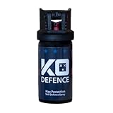 KO Defense 40ml - La Soluzione Definitiva per la Sicurezza Immediata - Efficace, Veloce - Permette l Arresto e l Identificazione - Portata 4 metri-Ugello di proiezione ultra potente.