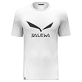 SALEWA Solidlogo Dry M T-shirt Uomo, Bianco, XL