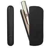 Custodia Protettiva + Laterale Cover Set per IQOS iluma, di accessori in silicone/plastica ABS (Black-2)