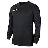 Nike M Nk Dry Park VII JSY LS, T-Shirt A Manica Lunga Uomo, Black/White, L