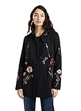 Desigual Chaq_beleño Parka, Nero, S Donna