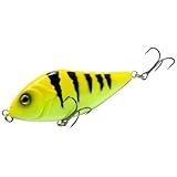 HUFFA 100 MM 45G Slow Sinking Jerkbait Fishing Lure Slider Swim Action Hard Body Jerk Bait for Pike Musky Fishing (Color : 01)