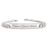 Bracciale da uomo personalizzato in acciaio con incisione personalizzabile braccialetto regalo ragazzo nome frase inciso amico scritta (Catena 5mm)