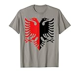 Amo l Albania con bandiera dell Albania Maglietta