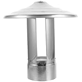 ABOOFAN Comignolo Argento Capsula Canna Fumaria In Acciaio Inox Comignolo Sfiato Comignolo Comignolo