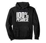 100% Pesarese Pesaro Felpa con Cappuccio