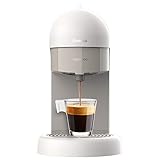 Cecotec Macchina del caffè Express Cumbia Capricciosa White. Compatta,19 bar, 1100W, per caffè macinato e cialde ESE, Serbatoio 600 ml, Tecnologia ForceAroma, Indicatore Luminoso