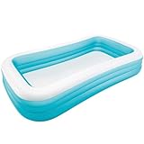 Intex - 58484NP - Piscina rettangolare satinata - Colore blu