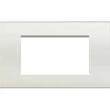 Bticino Piatto Livinglight, Bianco, 4 moduli, forma rettangolare