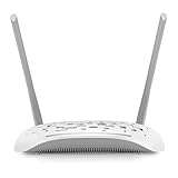 TP-Link TD-W8961N Modem Router ADSL2+, Wireless N300 Mbps, 4 Porte Fast Ethernet, Incluso Filtro ADSL/RJ11, Cavo DSL/RJ45, Cavo Ethernet, Dispositivo 3-in-1, Modem/Router/Access Point