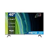 Metz Smart TV, MTD7000Z, 40" (100 cm), HD Direct LED, Google TV, HDMI e USB, Sottile, Moderno, Nero