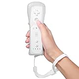 Telecomando Wii: controller di gioco Controller Wii connessione sensore di movimento remoto wireless controller gamepad sostitutivo per console Wii e Wii, con custodia in silicone e cinturino da polso