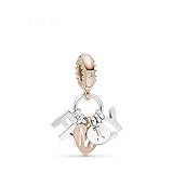 Charm Pandora 787785CZ donna argento e rosa