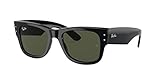 Ray-Ban 0RB0840S Occhiali, Black/Green, 51 Unisex-Adulto