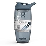 Promixx Allenamento Shaker Bottle - Bottiglia Shaker Premium per Integratori e Frullati Proteici - Facile da Pulire, Resistente (700 ml, Blu Notte) Ecozen