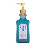 Accentra Sapone per le mani in bottiglia, 530 ml, sapone per le mani in dispenser di pompa, sapone liquido, profumo di gin, ricaricabile