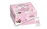 CONFETTI MAXTRIS Vassoio 500 gr LE DOLCI STELLE ROSA incartate