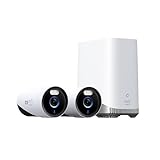 eufy Security eufyCam E330 (Pro) kit 2 telecamere, telecamere esterni 4K, registraz, 24/7, plug-in, NVR Wi-Fi, AI riconoscimento facciale, 10 canali, archiv. locale, nessun costo mensile