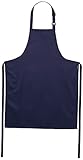 Portwest Grembiule con pettorina in policotone, taglia unica, colore: blu navy, S841NAR