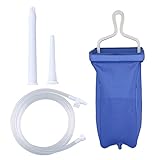 TopQuaFocus Kit borsa per clistere per la pulizia del colon Borsa per clistere portatile da viaggio per caffè a casa per pulizia del colon Set per clistere da 4,59 piedi 2L