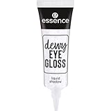 Essence Dewy EYE GLOSS Liquid Shadow, ombretto, n. 01, trasparente, morbido, brillante, fresco, vegano, privo di nanoparticelle, senza profumo, senza olio, confezione da 1 (8 ml)