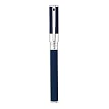 S.T. Dupont D-Initial Penna Roller Blu E Cromata