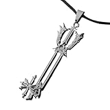 JUSONGKWCP Collana Kingdoms Hearts Key, Anime Figure Sora Cosplay Necklace Accessories, Gioielli Ciondolo Con Kingdoms Hearts, Cool Metallo Chain