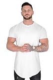 PANVER Manica Corta Uomo Casual T-Shirt Uomo T-Shirt Sportiva Uomo T-Shirt Base Uomo Corsa T-Shirt Uomo Fitness Allenamento Muscolare T-Shirt Uomo Tinta Unita T-Shirt Uomo H-White XXL