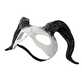 LIFKOME Maschera Di Corno Maschera in Corno Di Bue Maschera Per La Festa Maschera Per Feste Maschere Mascherate Maschera Di Halloween Maschera Cosplay Maschera Da Ballo Plastica