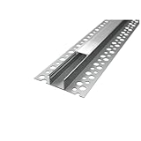 Pianeta Led Profilo in Alluminio da 2 mt incasso Cartongesso Piastrelle per Striscia a Led cover Opaca (BETA1T)