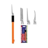 Dilwe Mini Razor Saw, Model Tool Sega per Hobby Kit Sega a Mano Set con 3 Pezzi Mini Sega a Mano di Lama Artigianale Fai-da-te