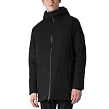 PEUTEREY - Uomo METIDE MD NER Trench Imbottito con Cappuccio Nero - XL