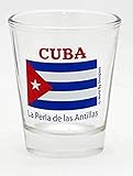 Bicchiere da colpo con bandiera Cuba