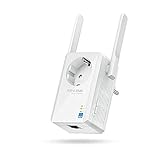 TP-Link Ripetitore WiFi Wireless TL-WA860RE con presa integrata, Wifi Extender e Access Point, Velocità 300Mbps, Porta LAN, Potenzia la tua copertura Wi-Fi, Compatibile con tutti i modem router wifi