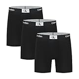 Calvin Klein Boxer Brief 3Pk 000NB3529A, Uomo, Nero (BLACK, BLACK, BLACK), L