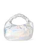 The Drop, borsa da donna Addison, morbida con manico voluminoso, argento iridescente, taglia unica