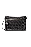 Desigual Bols_azabache Durban, Borsa Donna, Nero (Nero), 4x17.5x27.2 cm (B x H x T)