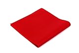 Tovaglie TNT - Formato cm. 100x100 - Confezione da 25 tovaglie in Tessuto Non Tessuto - Colore Rosso - Ideali per ristoranti, pizzerie, alberghi, trattorie, osterie, cene aziendali, buffet e congressi