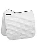 Lemieux ProSport Suede Square, Dressage Saddle Pad Unisex Adult, White, Large