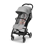 CYBEX Gold Passeggino Beezy con Cintura One-Pull, Per Bambini dalla Nascita Fino a 4 Anni (Max. 22 kg), Compatto e Ergonomico, Lava Grey (Grigio)